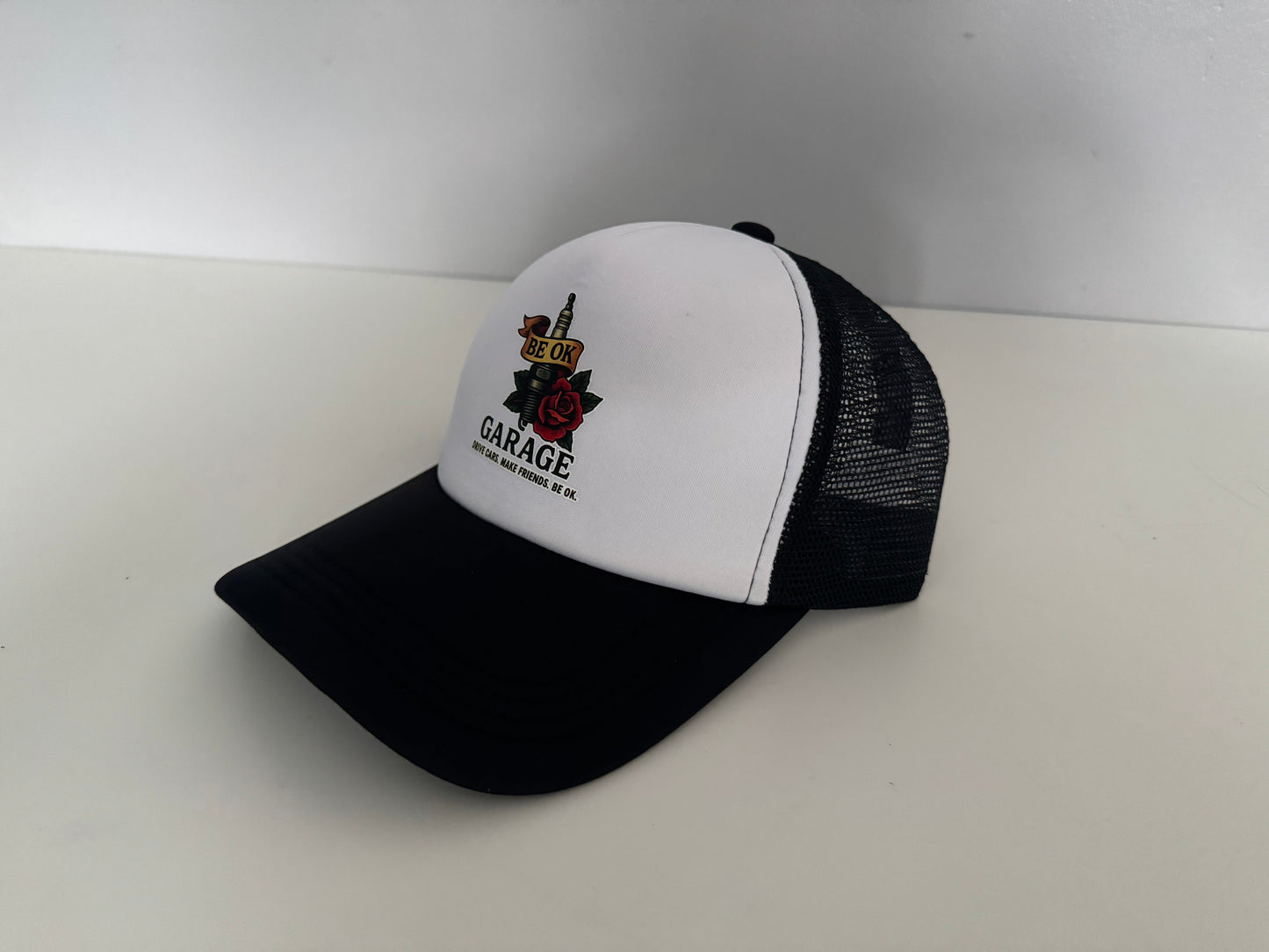 🧢 Be OK Garage Trucker Hat