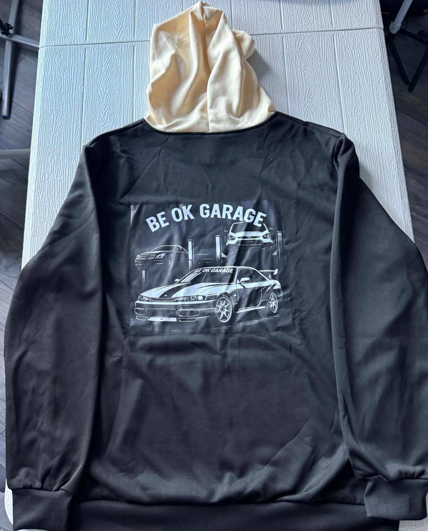 Be OK Garage Two-Tone Skyline Hoodie